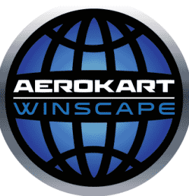 Logo de Winscape, escape game à Argenteuil, avec globe bleu stylisé
