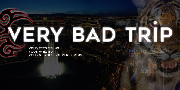 Décor urbain de nuit avec tigre et motifs asiatiques pour Very Bad Trip à Plaisance-du-Touch