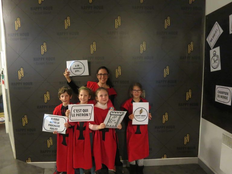 Notre équipe de mini-chroniqueurs en action!