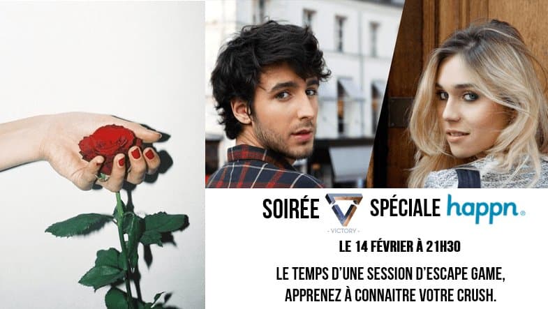 Soirée Spéciale Dating – Happn –  Victory Escape