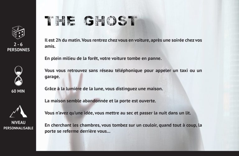 The ghost, chez The escape game