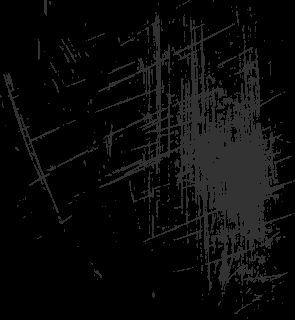 Enchevêtrement de lignes noires et blanches suggérant chaos et désordre mental