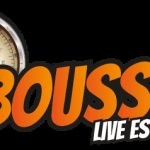 Logo de La Boussole, escape game à Canet-en-Roussillon, avec boussole vintage et typographie orange