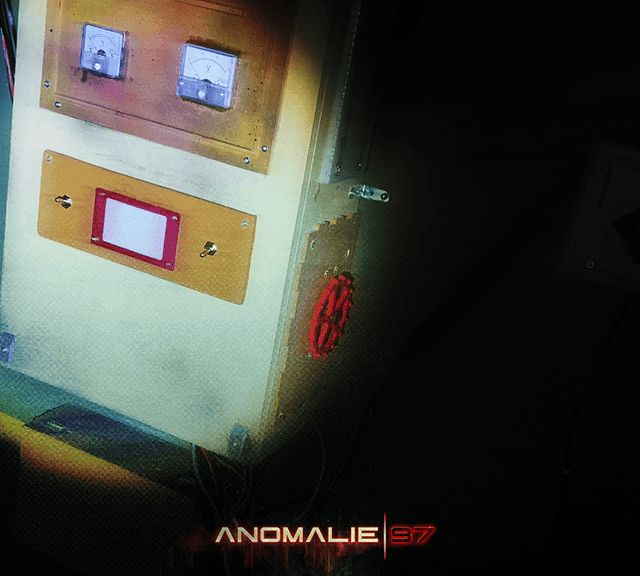 Panneau mural à voyants lumineux, mention Anomalie 97 et pastille 16+, Légendes Escape à Villefranche-sur-Saône