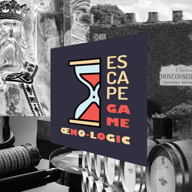 Logo d'Escape Game Oeno-Logic Blaye à Plassac, thématique viticole et énigmes