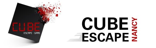 Logos de Cube Escape, escape game à Nancy avec 20 salles