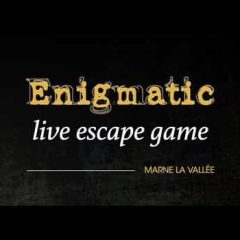 Logo d'Enigmatic Live Escape Game, neuf salles à Ferrières-en-Brie