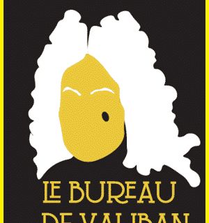 Logo de La Clé du Bastion, escape game à Belfort, avec tête jaune stylisée
