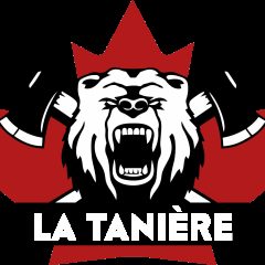 Logo de La Tanière, escape game à Varennes-Vauzelles, créature couronnée aux haches