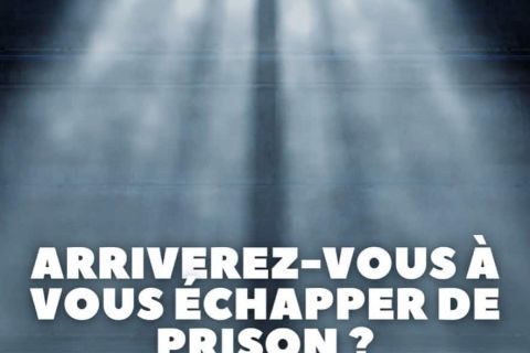 Cellule de prison avec lumière zénithale, titre Opération Alcatraz chez Mille et Un Jeux