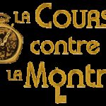 Logo de La Course Contre la Montre, escape game à La Roche-sur-Yon, montre dorée stylisée