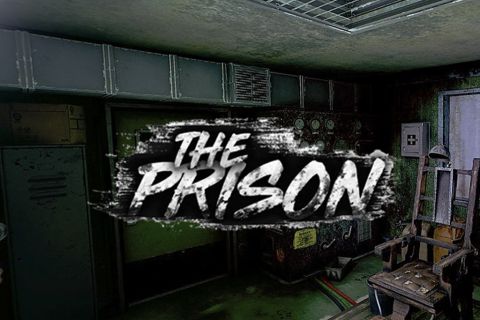 Affiche The Prison : couloir de cellules gris-vert avec fauteuil de chaise électrique, salle Prison chez Inoui VR