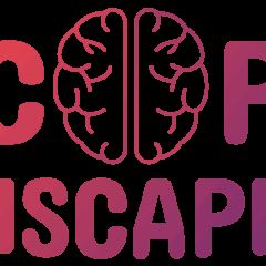Logo Coop Escape : un cerveau dessiné au centre du mot COOP en rouge et violet, enseigne de Levallois-Perret