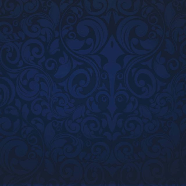 Fond bleu nuit à motifs floraux sans élément visible, visuel de la salle Mystères et sortilèges, 221B Baker Street à Dijon