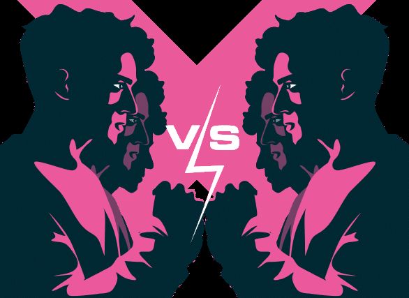 Deux silhouettes face à face, poings serrés, séparées par un VS, affiche d'Action Game à Bayonne