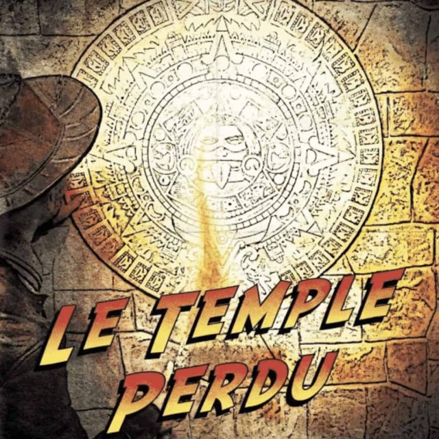 Calendrier aztèque gravé et visages sculptés, décor du Temple Perdu chez Enigma Escape