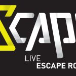 Logo de I-Scape, escape game à Lyon, en jaune et blanc sur fond noir