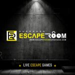 Logo de Escape Room Hurghada sur béton brut, au Gouvernorat de la Mer-Rouge