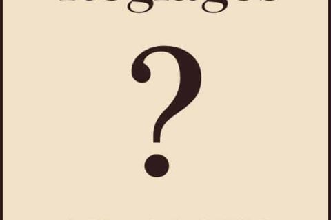 Fond beige avec titre "Réglages" et point d'interrogation, annonce mise à jour en cours