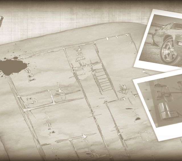 Plan de cambriolage, polaroïds et véhicule volé dans la salle Le Gang Caladois