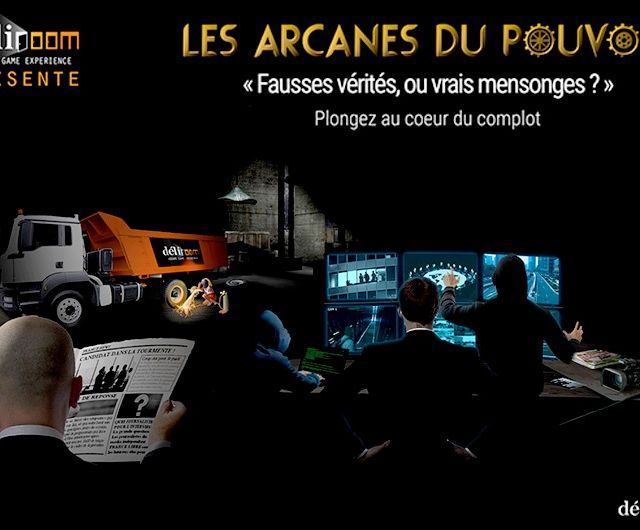 Logo de Déliroom Expérience, escape game à Saint-Marcel, salle Les Arcanes du Pouvoir