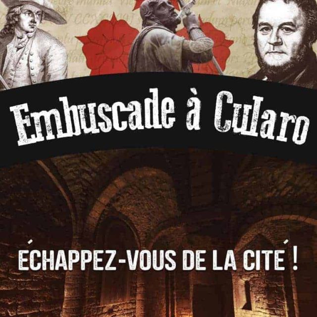 Voûtes médiévales en briques rouges, portraits historiques et éléments architecturaux anciens dans Embuscade à Cularo