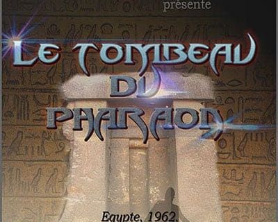 Décor égyptien avec hiéroglyphes et colonnes, ambiance souterraine mystérieuse chez Live Escape à Grenoble