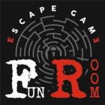 Logo de Fun Room, escape game à Lons, avec labyrinthe et lettres stylisées