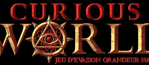 Logo de Curious World, escape game de science-fiction à Cannes