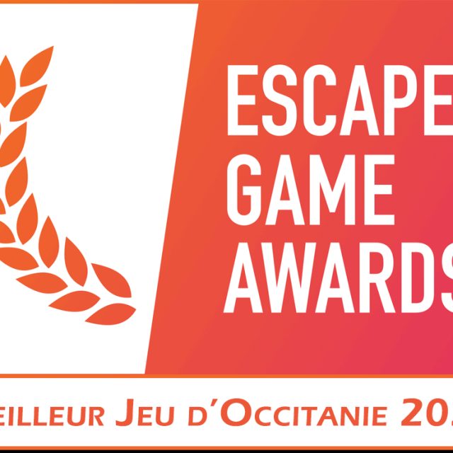 Logo Escape Game Awards 2020, meilleur jeu d'Occitanie