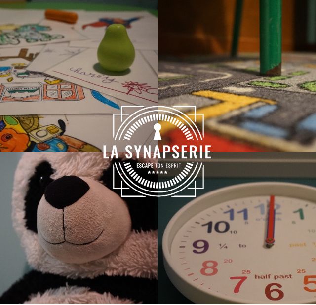 Logo de La Synapserie, escape game à Riom : énigmes, objets et accessoires de jeu